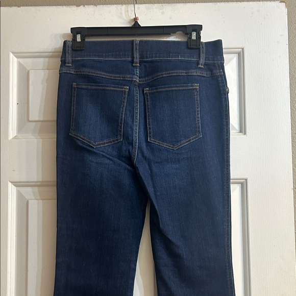SPANX S/P Dark Blue Flared Women's Jeans new with tags NWT - Picture 4 of 5